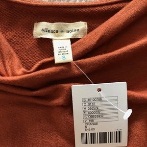 NEW silence + noise Rust Orange Top